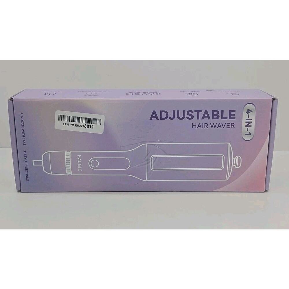 Hair Waver Curling Iron with Optimized Airflow for Less Odor, 4-in-1 Adjustab...